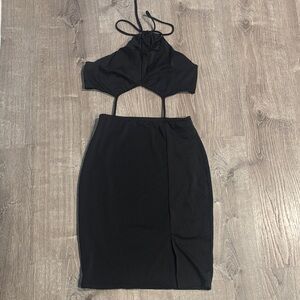Fashion Nova Halter Dress